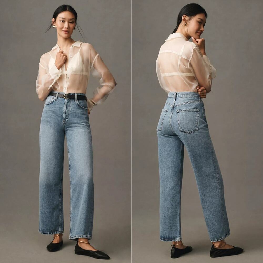 AGOLDE Ren High-Rise Wide-Leg Jeans Disclosure